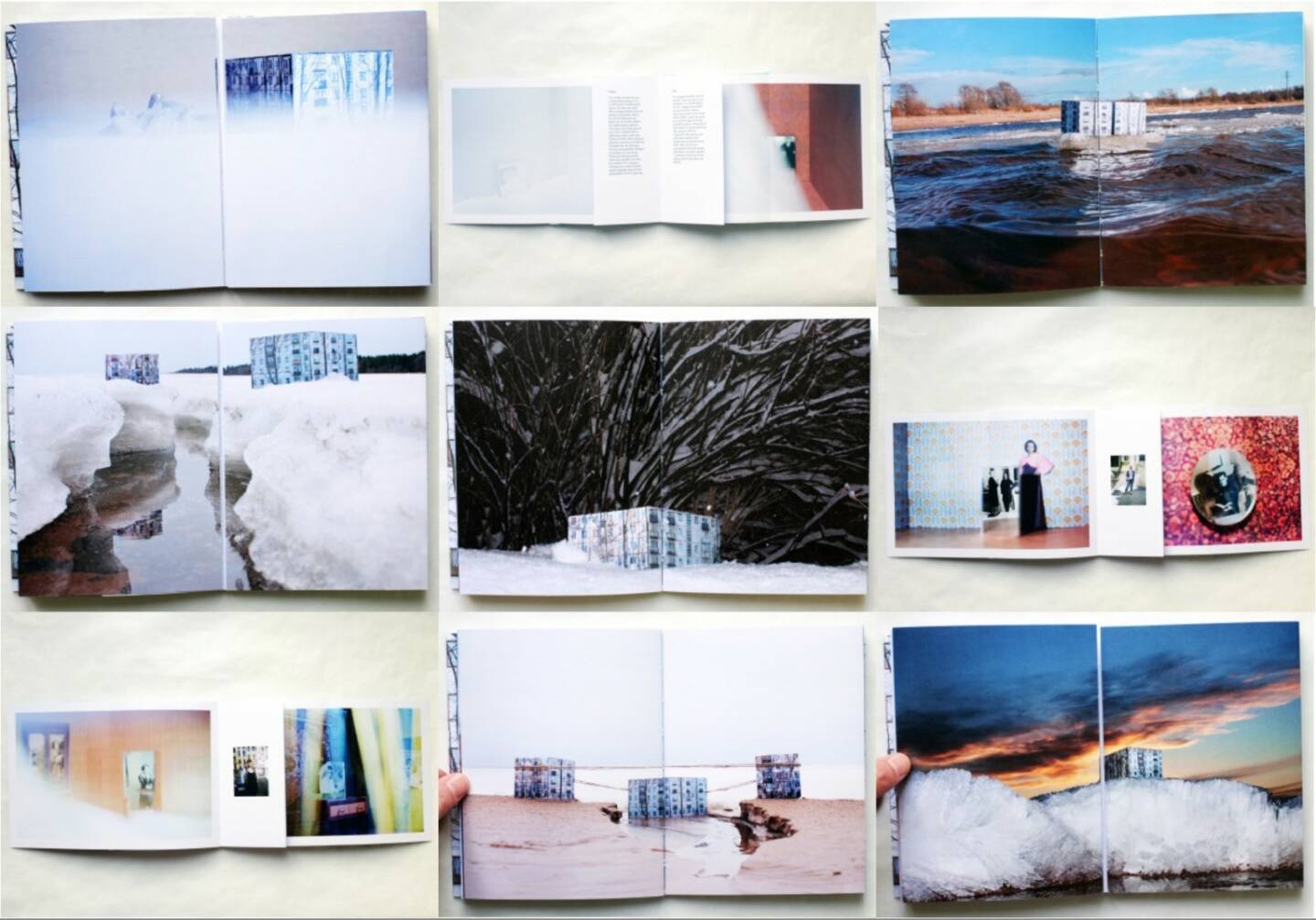 Julia Borissova - DOM (Document Object Model), Self published 2014, Beispielseiten, sample spreads - http://josefchladek.com/book/julia_borissova_-_dom_document_object_model