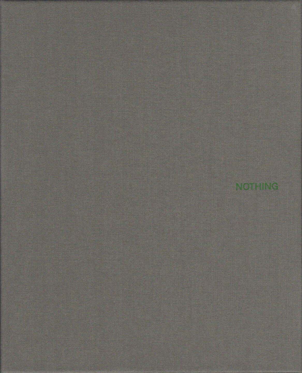 John Gossage - Nothing, Waltz Books 2014, Cover - http://josefchladek.com/book/john_gossage_-_nothing