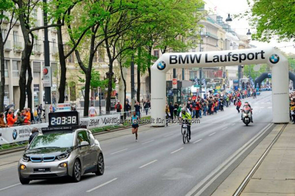 BMW 2015 bereits zum dritten Mal Partner des Vienna City Marathon., © Aussendung (10.03.2015) 