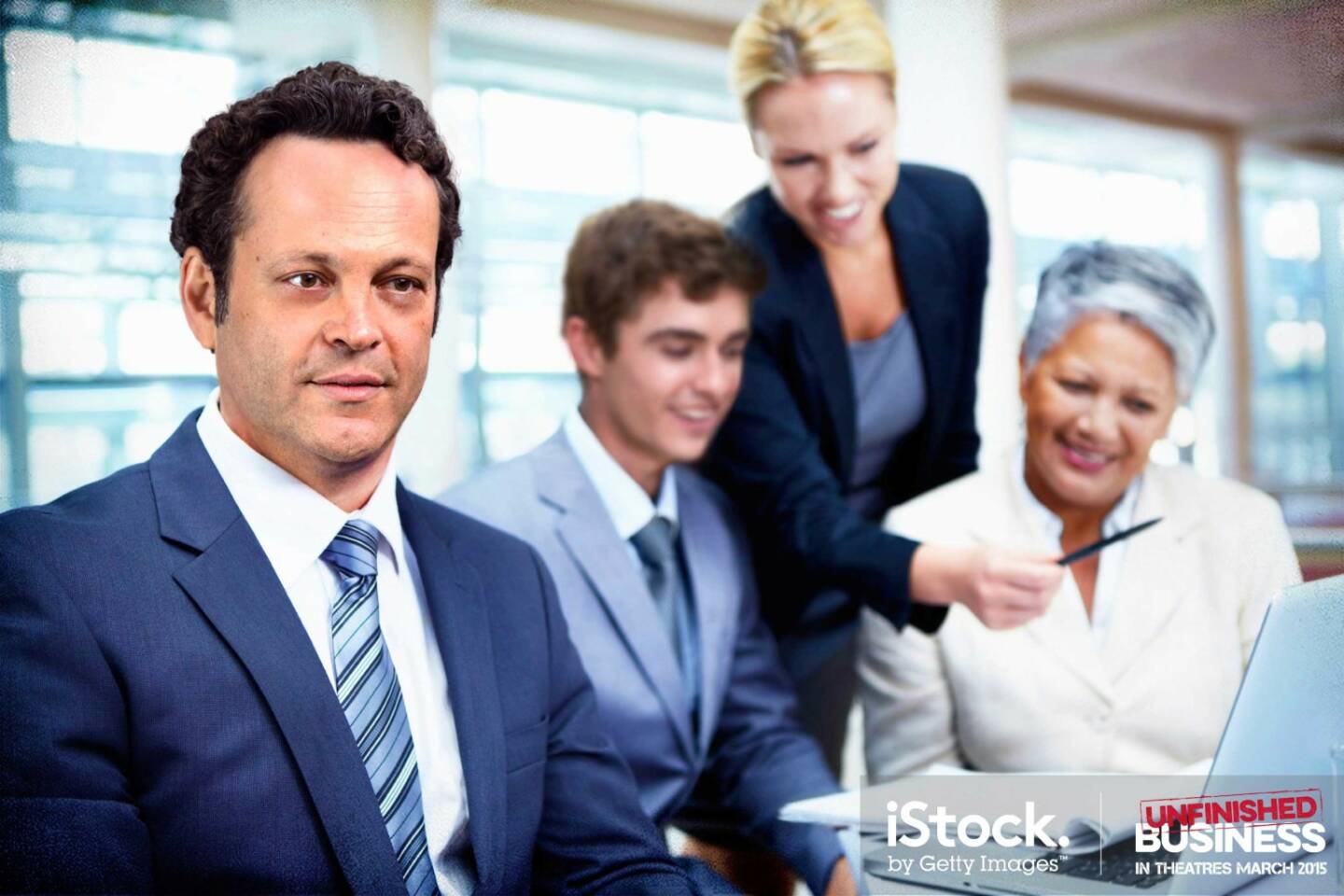 Dan Trunkman (Vince Vaughn) does a deep dive - Supported by a great team, iStock, Getty Images