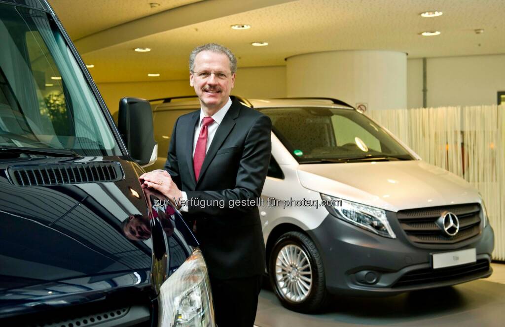 Volker Mornhinweg, Leiter Mercedes-Benz Vans: Mercedes-Benz Vans verbucht Rekordjahr 2014 und stellt Weichen für zukünftiges Wachstum, © Aussender (17.03.2015) 