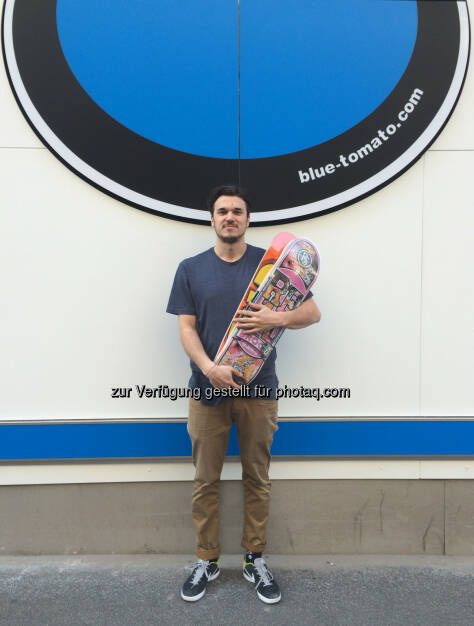 Simon Müller, Blue Tomato Store Manager im neuen Flagship Store im 1. Wiener Bezirk: Blue Tomato eröffnet Flagship Store im 1. Bezirk, © Aussender (20.03.2015) 