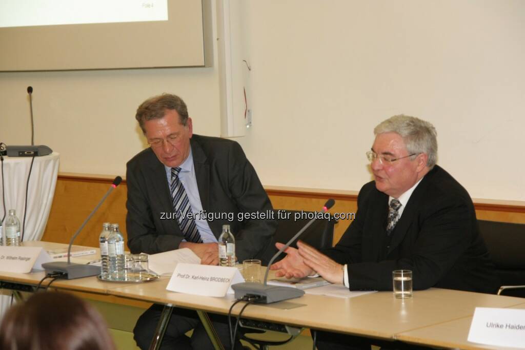 Wilhelm Rasinger, Karl-Heinz Brodbeck, © IVA (20.02.2013) 