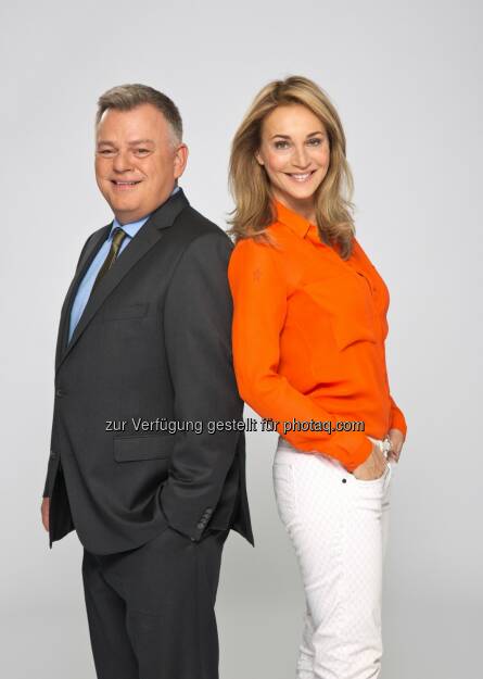 Moderatoren Caroline Beil und Boris Henn  - doppio: doppioTV startet mit eigenem Magazinformat bei TV24 (Bild: doppio), © Aussender (09.04.2015) 