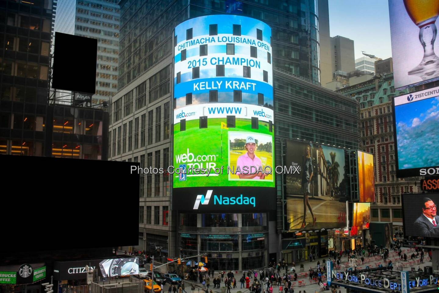 Nasdaq congratulates Kelly Kraft, winner of Web.com Tour's 2015 Chitimacha Louisiana Open! #WebTour  Source: http://facebook.com/NASDAQ