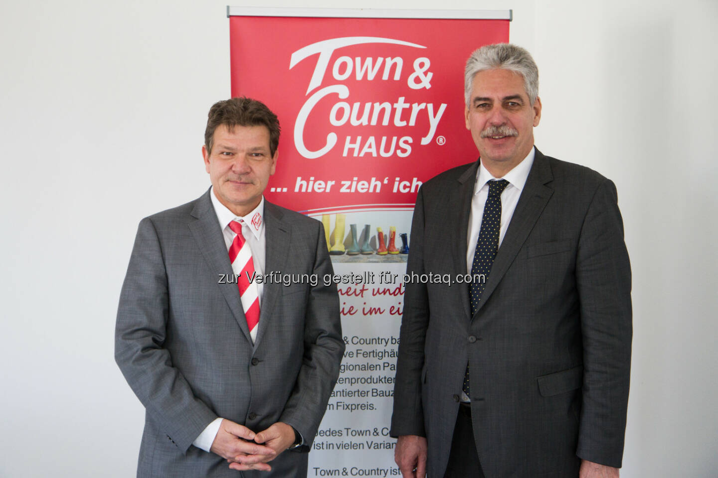 Manfred Fangmeyer, Geschäftsführer Town & Country Haus Österreich, Finanzminister Hans Jörg Schelling: Town & Country Haus: Finanzminister Schelling zu Gast bei Town & Country Haus