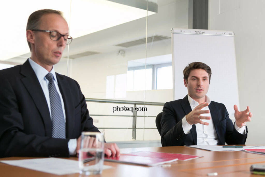 Klaus Malle (Accenture), Peter Auer (Accenture), © photaq/Martina Draper (11.04.2015) 