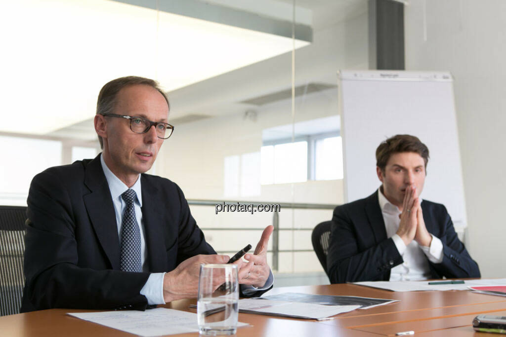 Klaus Malle (Accenture), Peter Auer (Accenture), © photaq/Martina Draper (11.04.2015) 