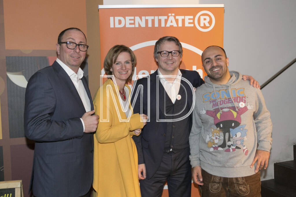Markus Gruber (Careers Best Recruiter), Karin Krobath (Identitäter), Ralf Tometschek (Identitäter), Ali Mahlodji (Whatchado), &copy; Martina Draper (20.02.2013) 