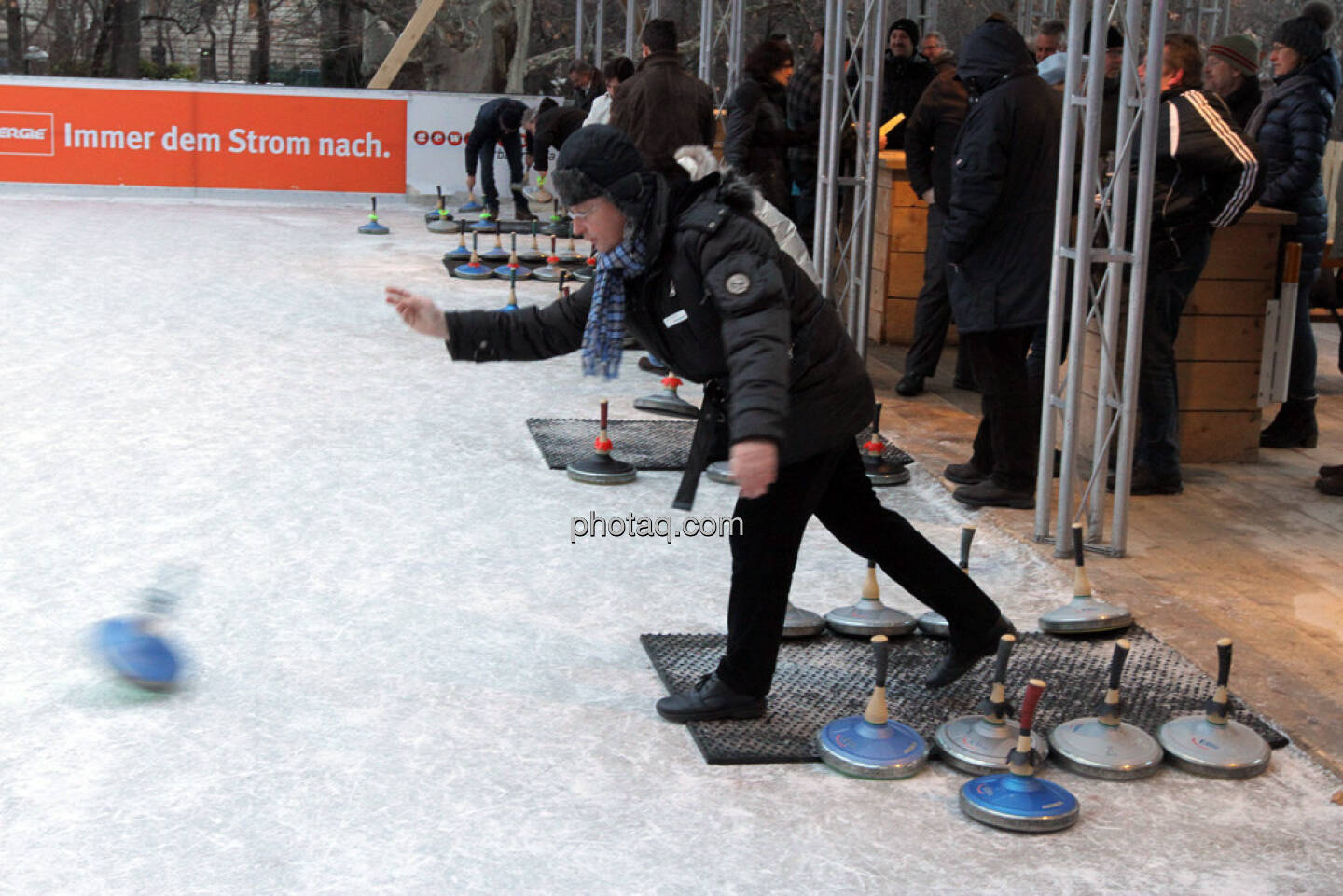 Dieter Kerschbaum (ESPA – Pressesprecher) - Eisstockschiessen mit der Erste Immobilien KAG