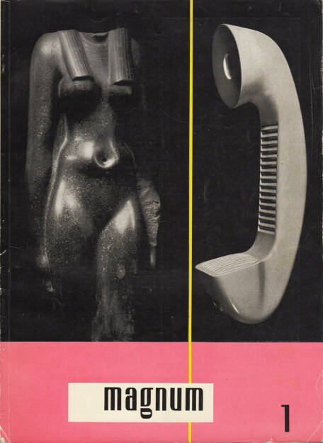 magnum – die Zeitschrift für das moderne Leben, Nummer 1, Zeitschriftenverlag Austria International 1954, Cover - http://josefchladek.com/book/magnum_die_zeitschrift_fur_das_moderne_leben_nummer_1_1954_-_wieso_modern, © (c) josefchladek.com (15.04.2015) 