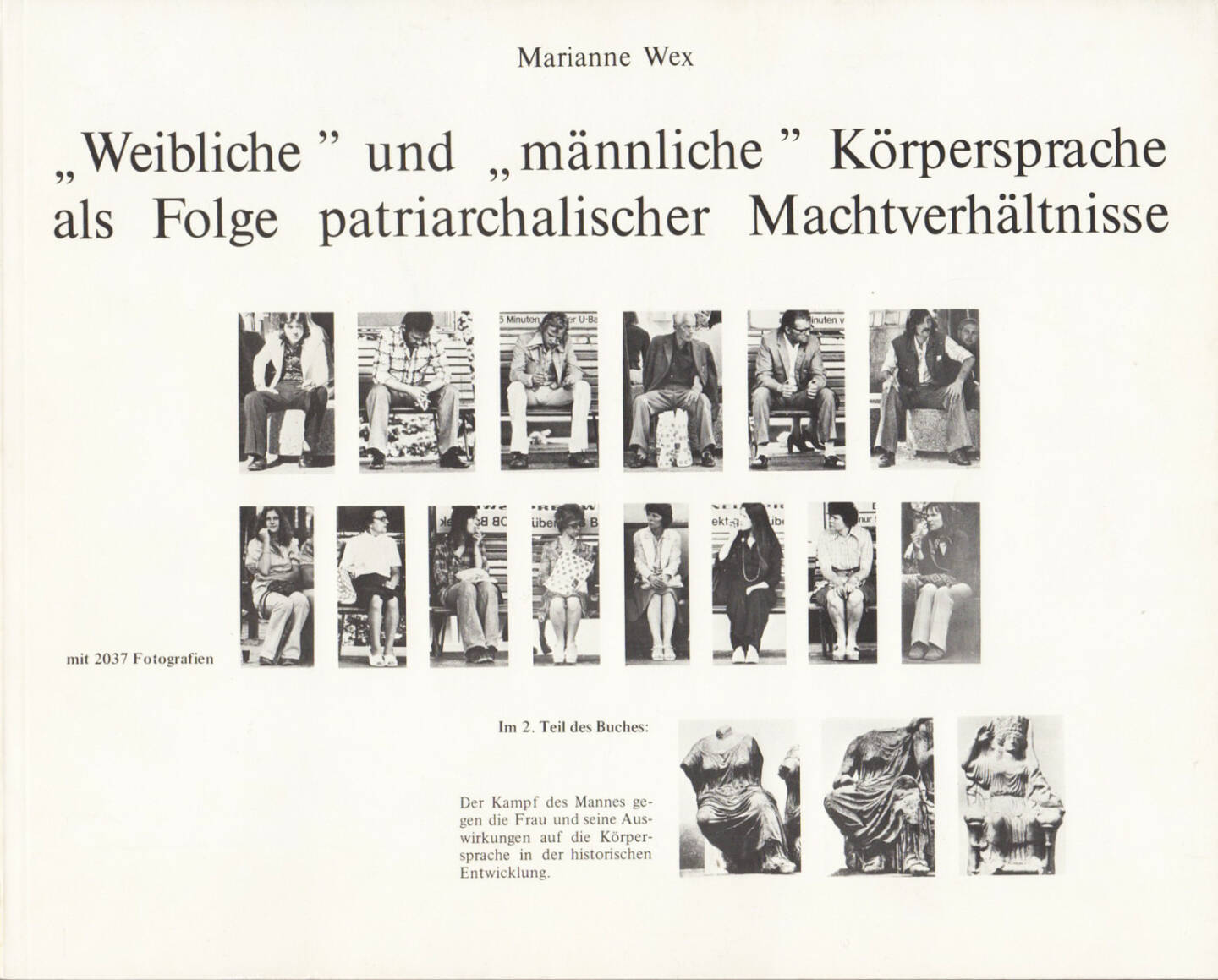 Marianne Wex - „Weibliche“ und „männliche“ Körpersprache als Folge patriarchalischer Machtverhältnisse, Verlag Marianne Wex 1980, Cover - http://josefchladek.com/book/marianne_wex_-_weibliche_und_mannliche_korpersprache_als_folge_patriarchalischer_machtverhaltnisse