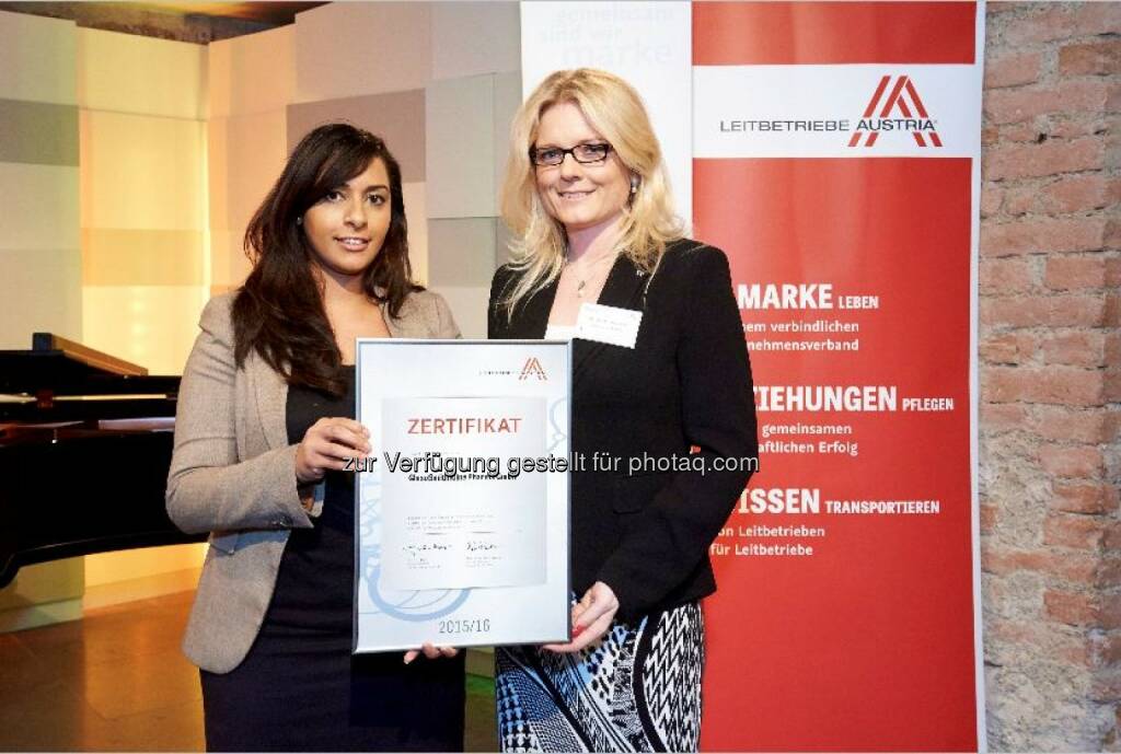 Mae Fadar, Therapy Area Manager Respiratory, GSK Austria: GlaxoSmithKline Pharma GmbH: GlaxoSmithKline ist ein „Leitbetrieb Austria“, © Aussender (17.04.2015) 