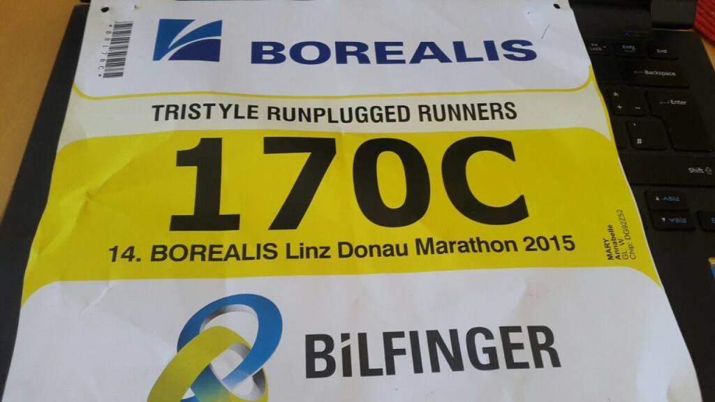 Bilfinger 170c: Tristyle Runplugged Runners mit Staffelrekord in Linz (19.04.2015) 