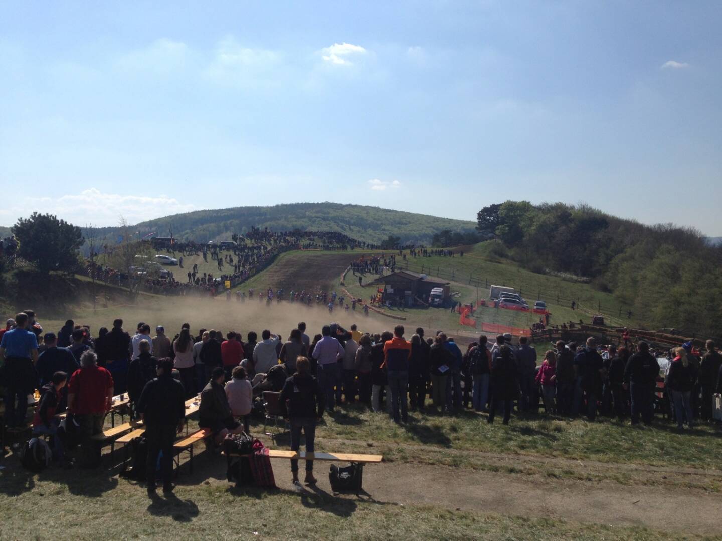 Zuschauer Moto-Cross Sittendorf