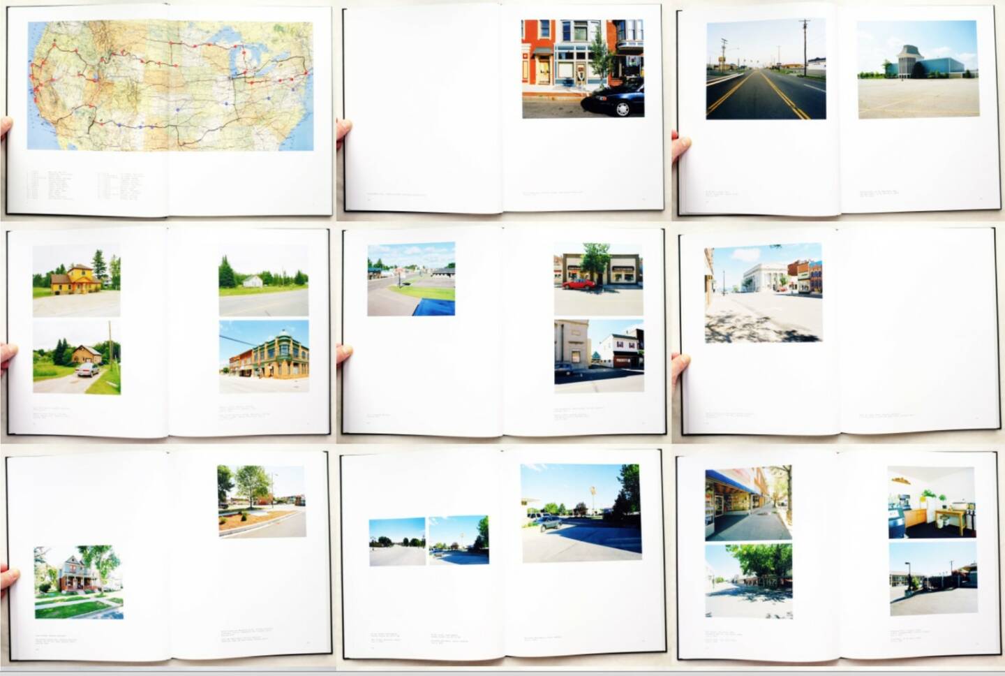 Volker Renner - A Road Trip Redone, Textem 2014, Beispielseiten, sample spreads - http://josefchladek.com/book/volker_renner_-_a_road_trip_redone