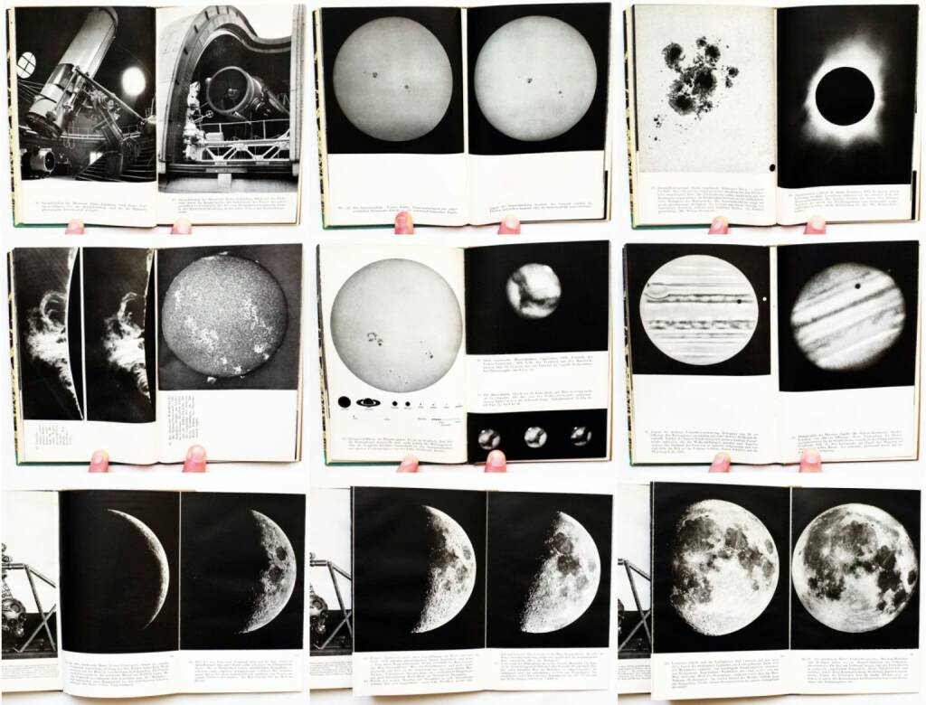 Peter Stuker - Sonne, Mond und die Planeten, Orell Füssli Verlag 1930, Beispielseiten, samples spreads - http://josefchladek.com/book/peter_stuker_-_sonne_mond_und_die_planeten_70_bilder_eingeleitet_und_erlautert_von_p_stuker , © (c) josefchladek.com (23.04.2015) 