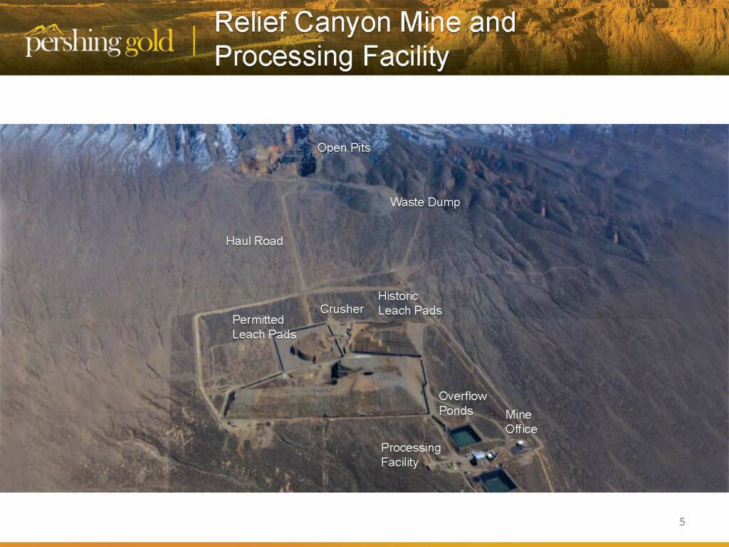 ￼Relief Canyon Mine and Processing Facility -￼ Pershing Gold (26.04.2015) 