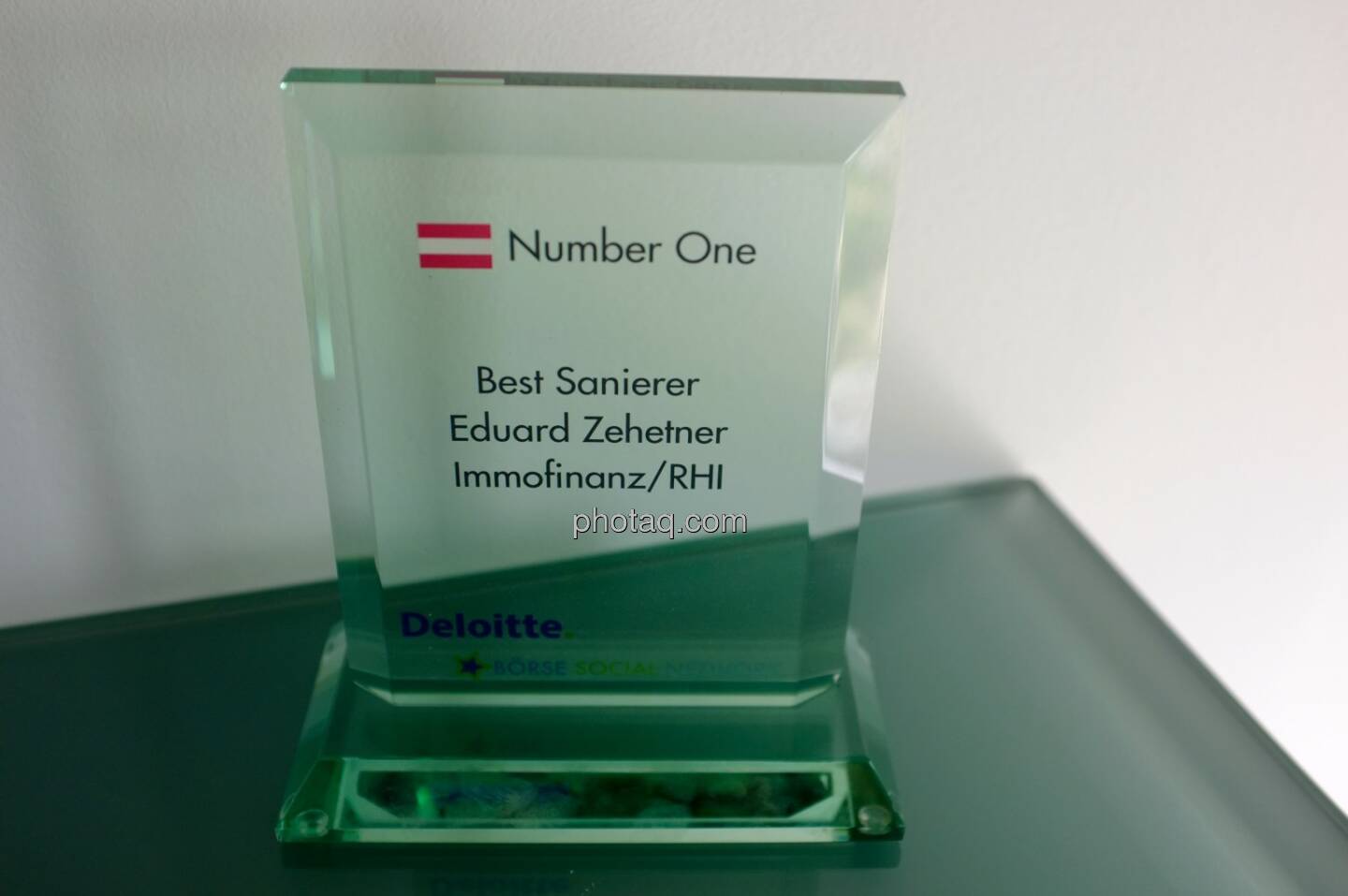 Number One Award: Best Sanierer - Eduard Zehetner Immofinanz/RHI 