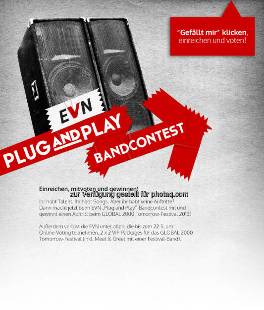Der EVN Bandcontest auf Facebook (25.02.2013) 