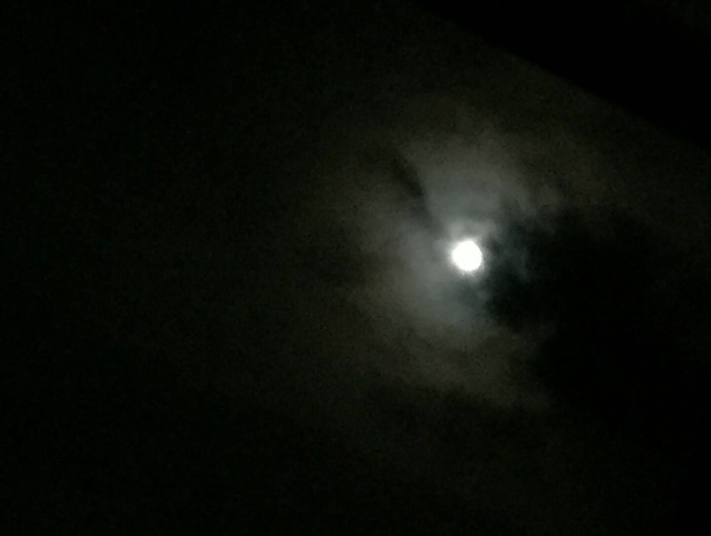 Schwarz, Vollmond