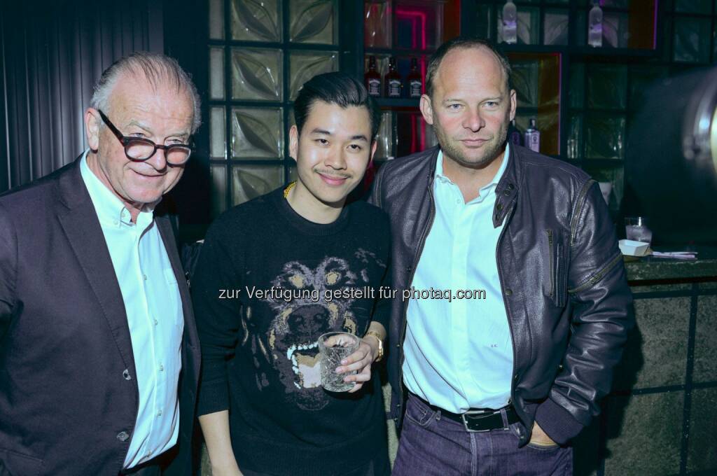 Theaterintendant und Medienmanager Rudolf Klausnitzer, Martin Ho, DocLX-Mastermind Alexander Knechtsberger, © leisure.at/Oreste Schaller (04.05.2015) 