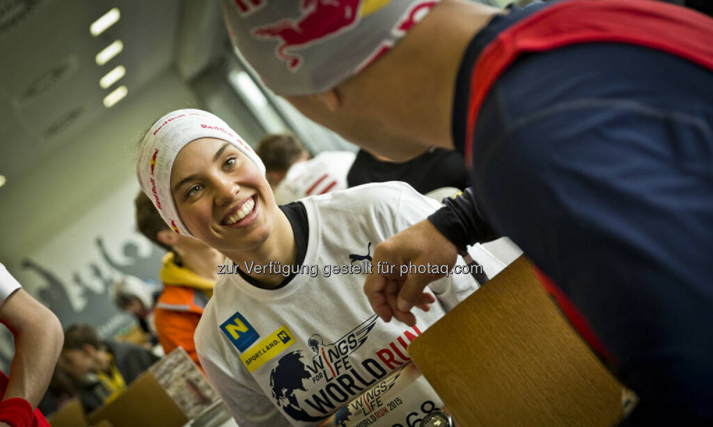 Viktoria Wolffhardt at Wings for Life World Run in St. Poelten, Austria on May, 3rd 2015. // Mirja Geh for Wings for Life World Run // Please go to www.redbullcontentpool.com for further information. // , © © Red Bull Media House (04.05.2015) 