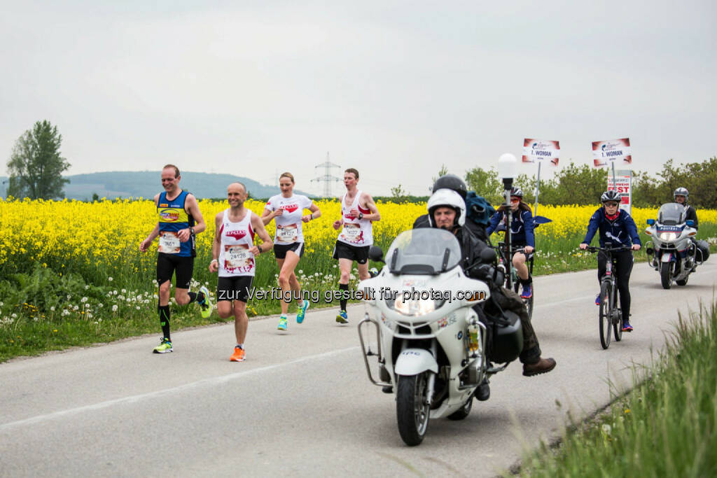 Participants perform at the Wings for Life World Run in St. Poelten, Austria on May, 3rd 2015. // Philipp Greindl for Wings for Life World Run //Please go to www.redbullcontentpool.com for further information. // , © © Red Bull Media House (04.05.2015) 