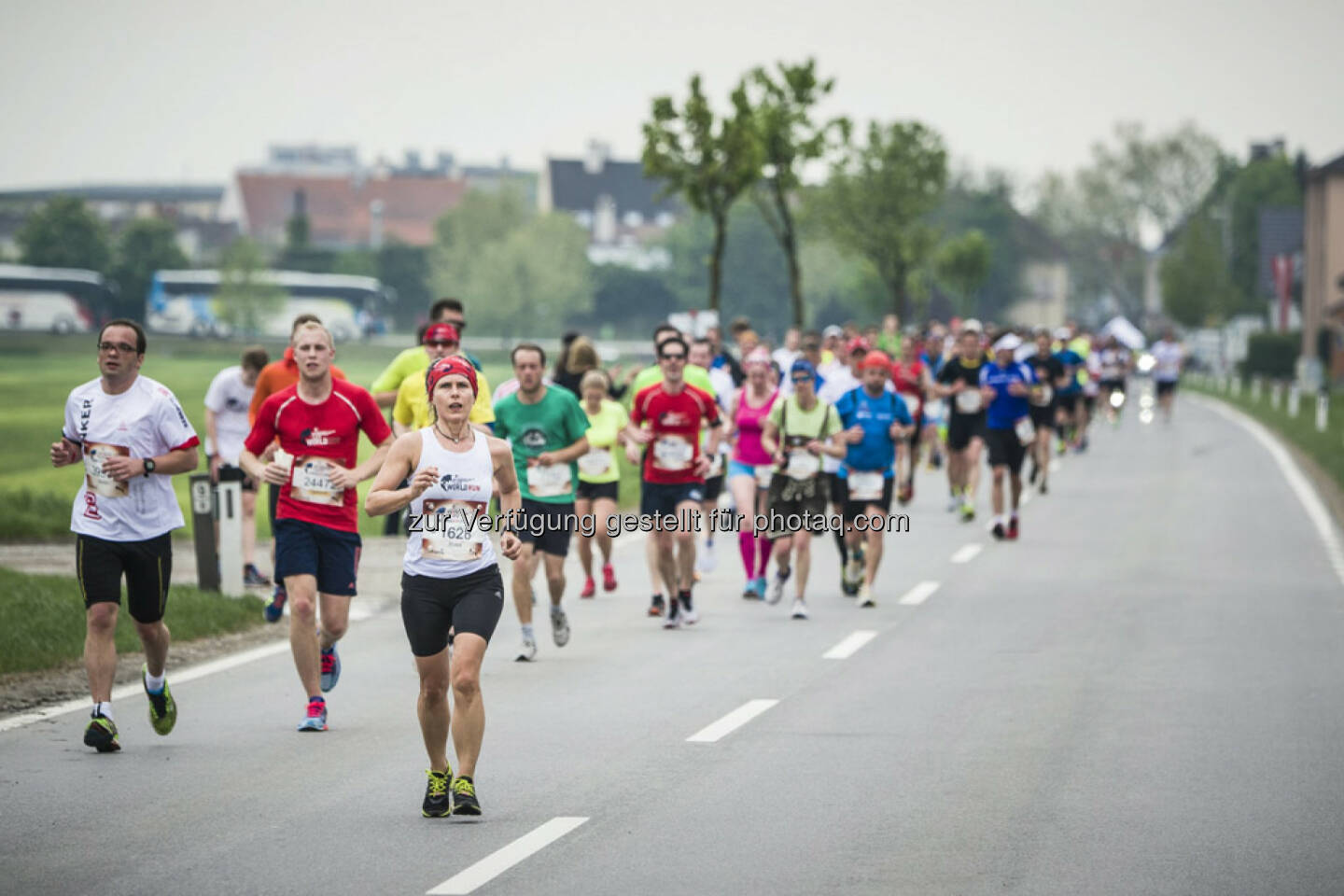 Event participants run during the Wings for Life World Run in St. Poelten, Austria on May 3rd, 2015. // Philip Platzer for Wings for Life World Run // Please go to www.redbullcontentpool.com for further information. // 