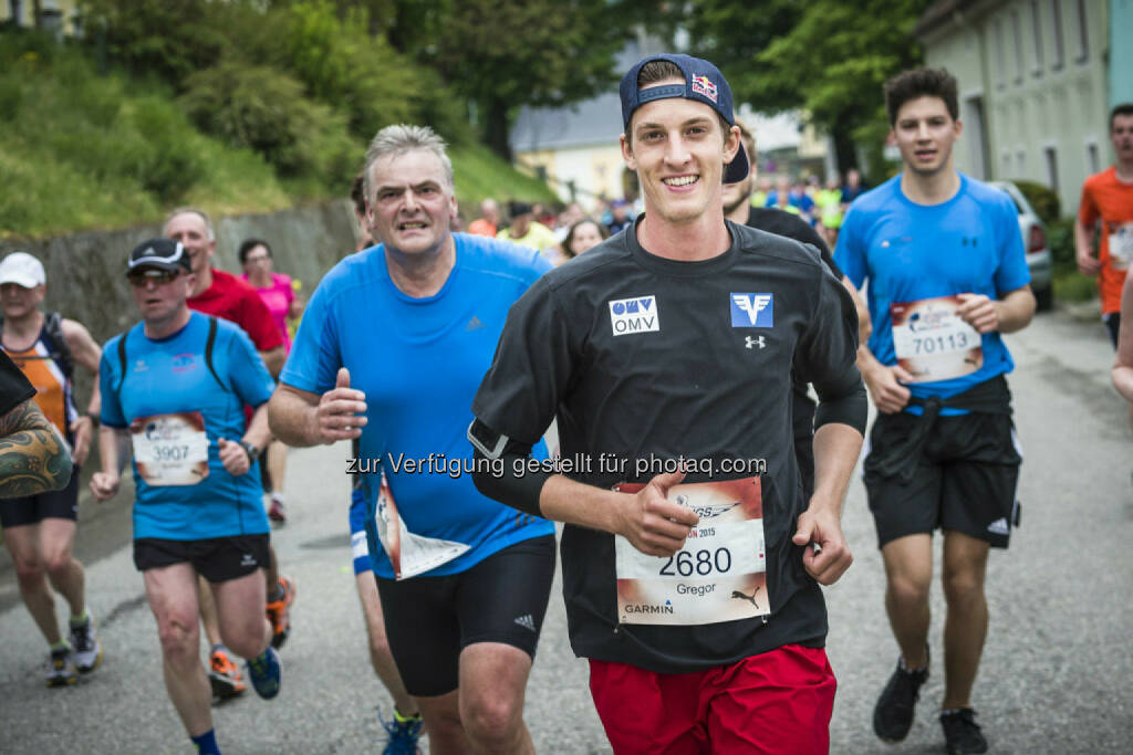 Gregor Schlierenzauer runs during the Wings for Life World Run in St. Poelten, Austria on May 3rd, 2015. // Philip Platzer for Wings for Life World Run // Please go to www.redbullcontentpool.com for further information. // , © © Red Bull Media House (04.05.2015) 