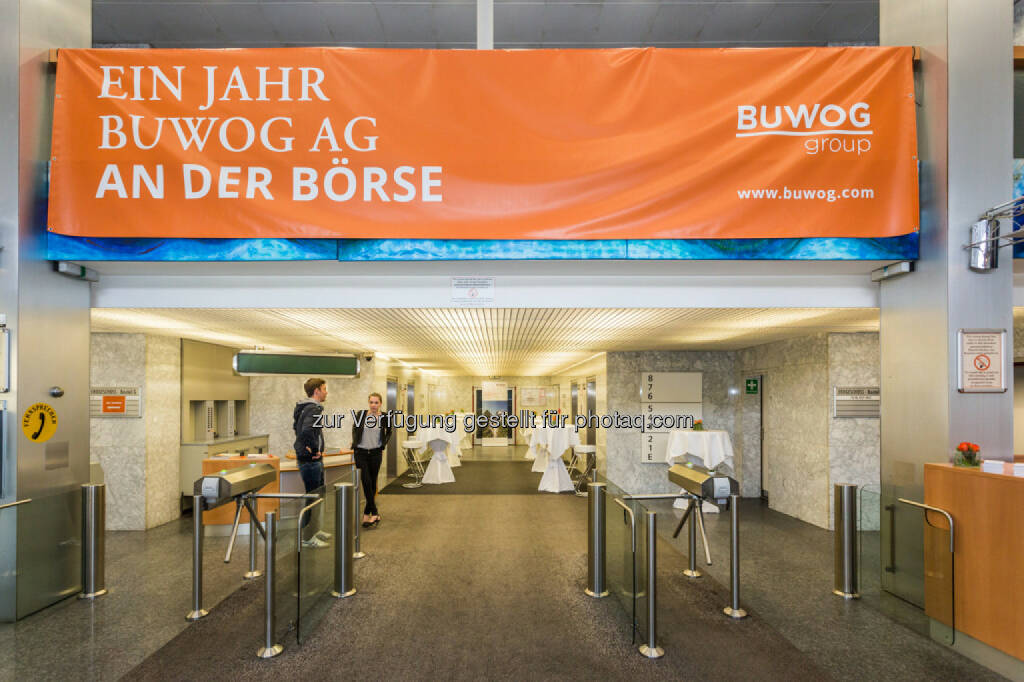 Buwog Privatanlegerroadshow, Ein Jahr Buwog AG an der Börse, © Buwog (06.05.2015) 