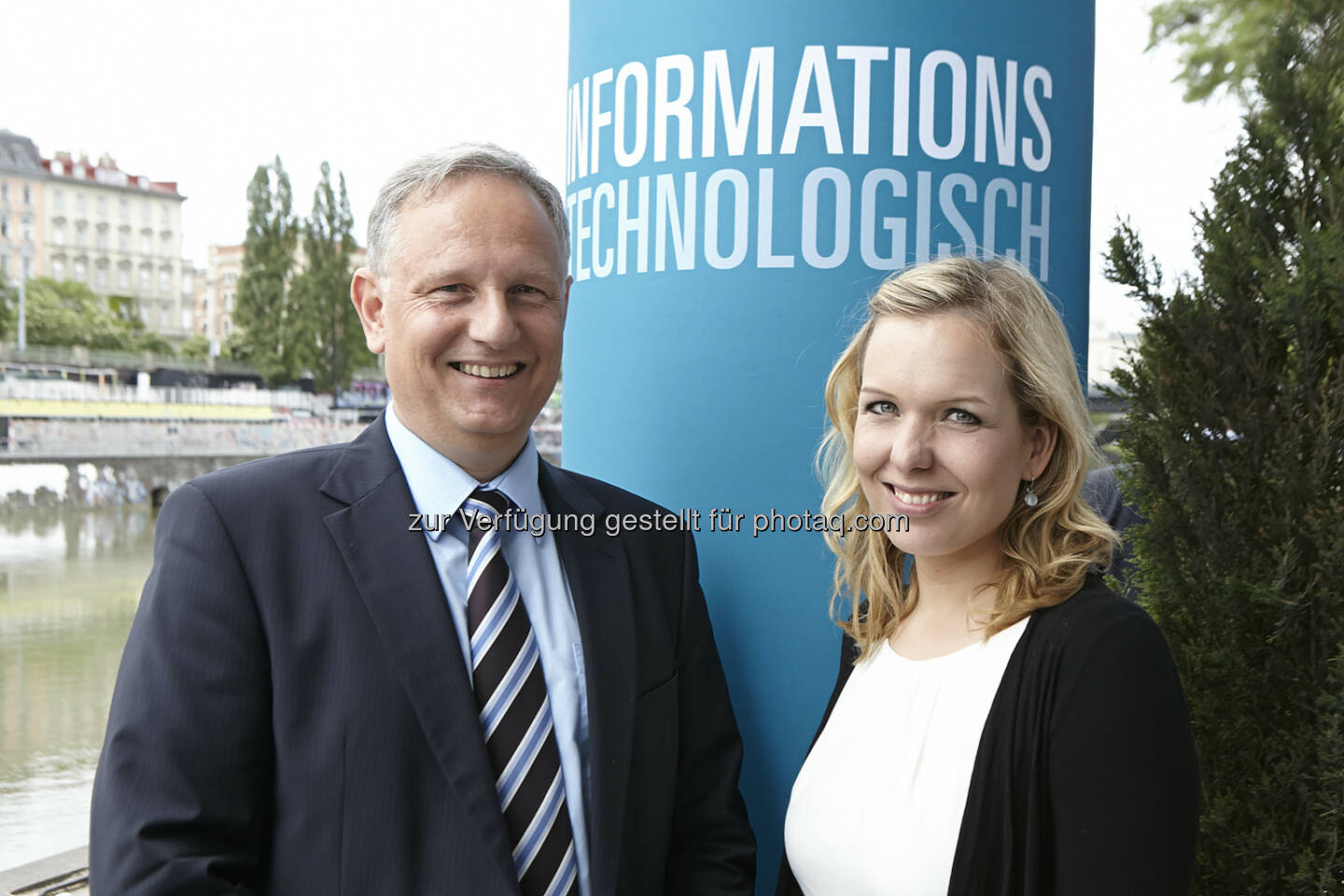 Alexander Falchetto (APA-IT) und Alexandra Grohmann (Trendone GmbH) gaben beim APA-IT-BusinessBreakfast Antworten auf Fragen, die digitaler Wandel für Publisher aufwirft