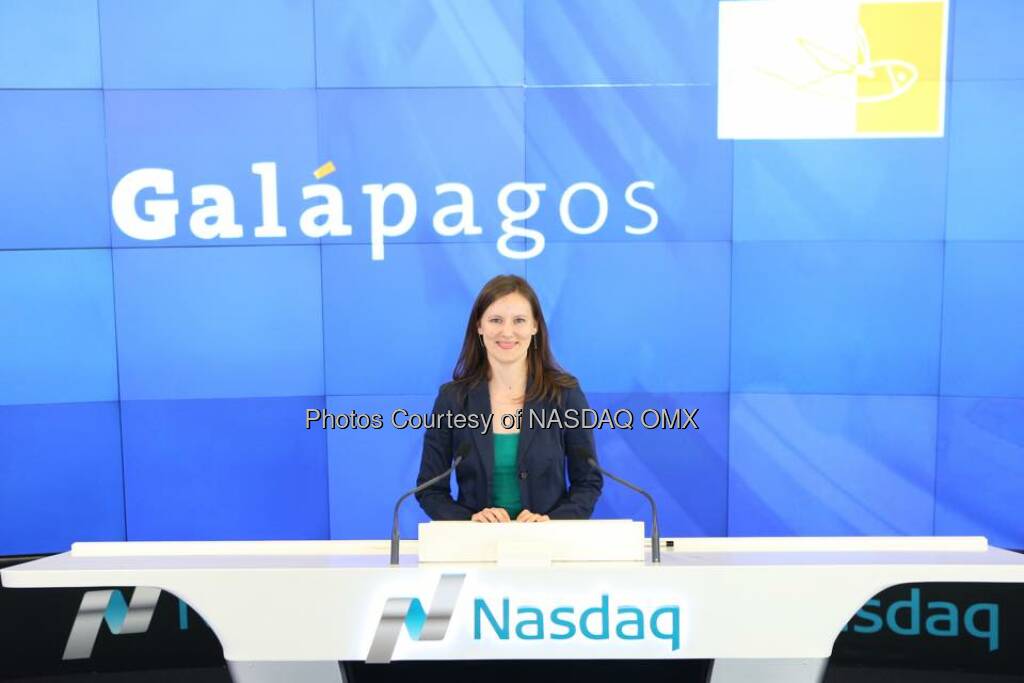 Galapagos rang the Nasdaq Opening Bell in celebration of #IPO today! $GLPG  Source: http://facebook.com/NASDAQ (14.05.2015) 