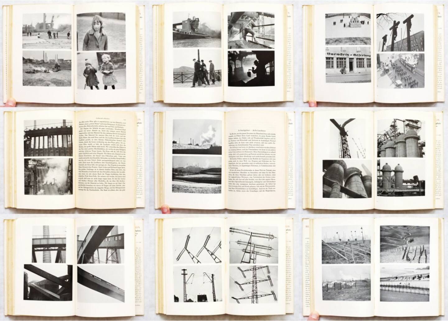 Heinrich Hauser - Schwarzes Revier, S. Fischer 1930, Beispielseiten, sample spreads - http://josefchladek.com/book/heinrich_hauser_-_schwarzes_revier