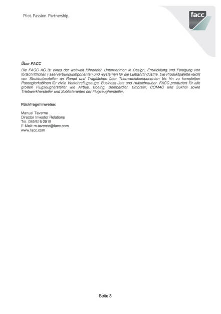 FACC 2014/15 mit Auftragsschub - Verzögerungen sorgen aber für Umsatzminus und negatives Ergebnis, Seite 3/3, komplettes Dokument unter http://boerse-social.com/static/uploads/file_8_facc_201415.pdf (22.05.2015) 