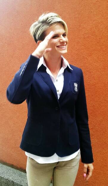 Elisabeth Niedereder Baku Einkleidung European Olympic Games (31.05.2015)