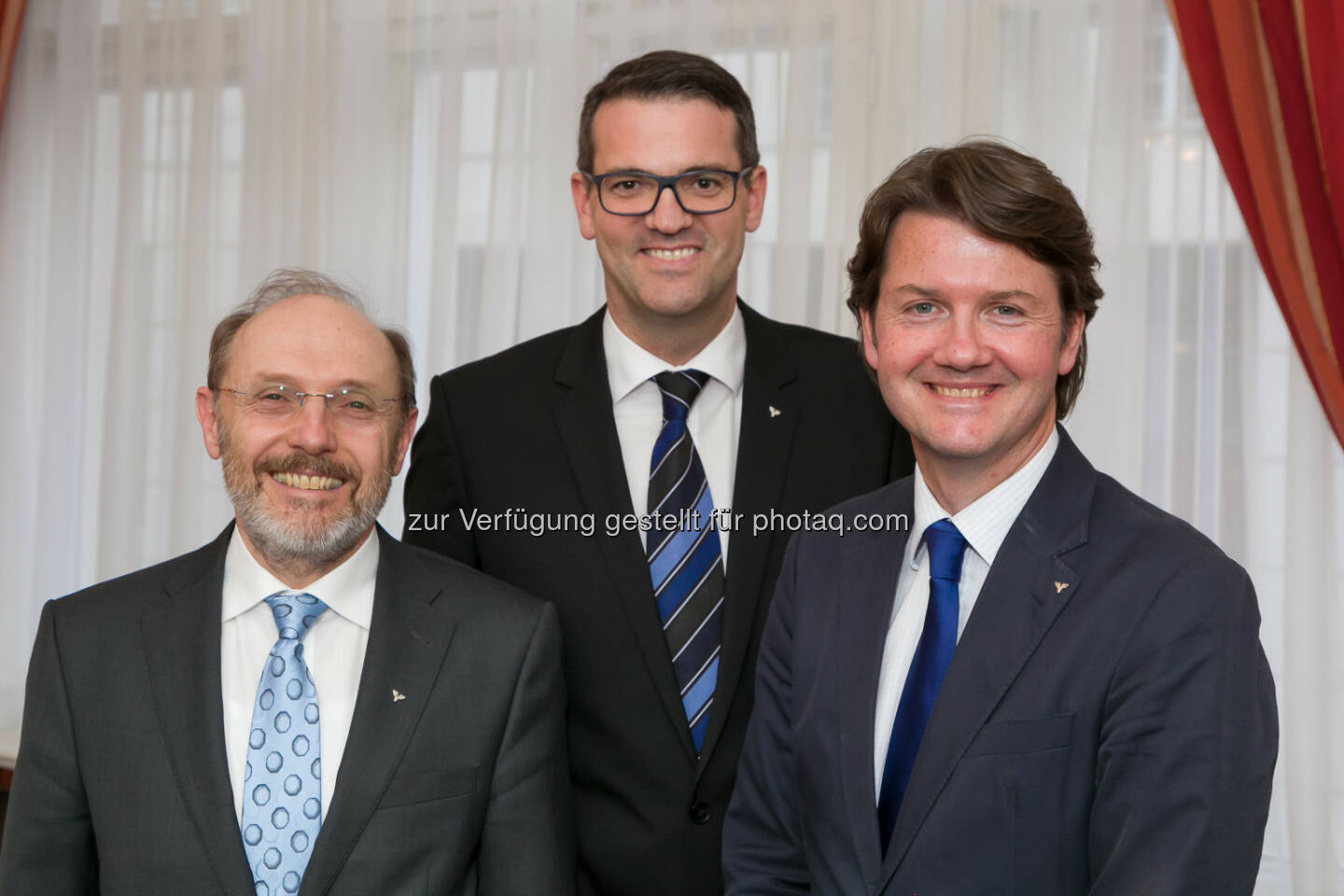 Josef Preissl, Wolfgang Schauer, Gerald Fleischmann, Vorstand Volksbank Wien-Baden: Gerald Fleischmann zum Vorstandsvorsitzenden der Volksbank Wien-Baden bestellt, Credit: Ludwig Schedl/Volksbank Wien-Baden AG