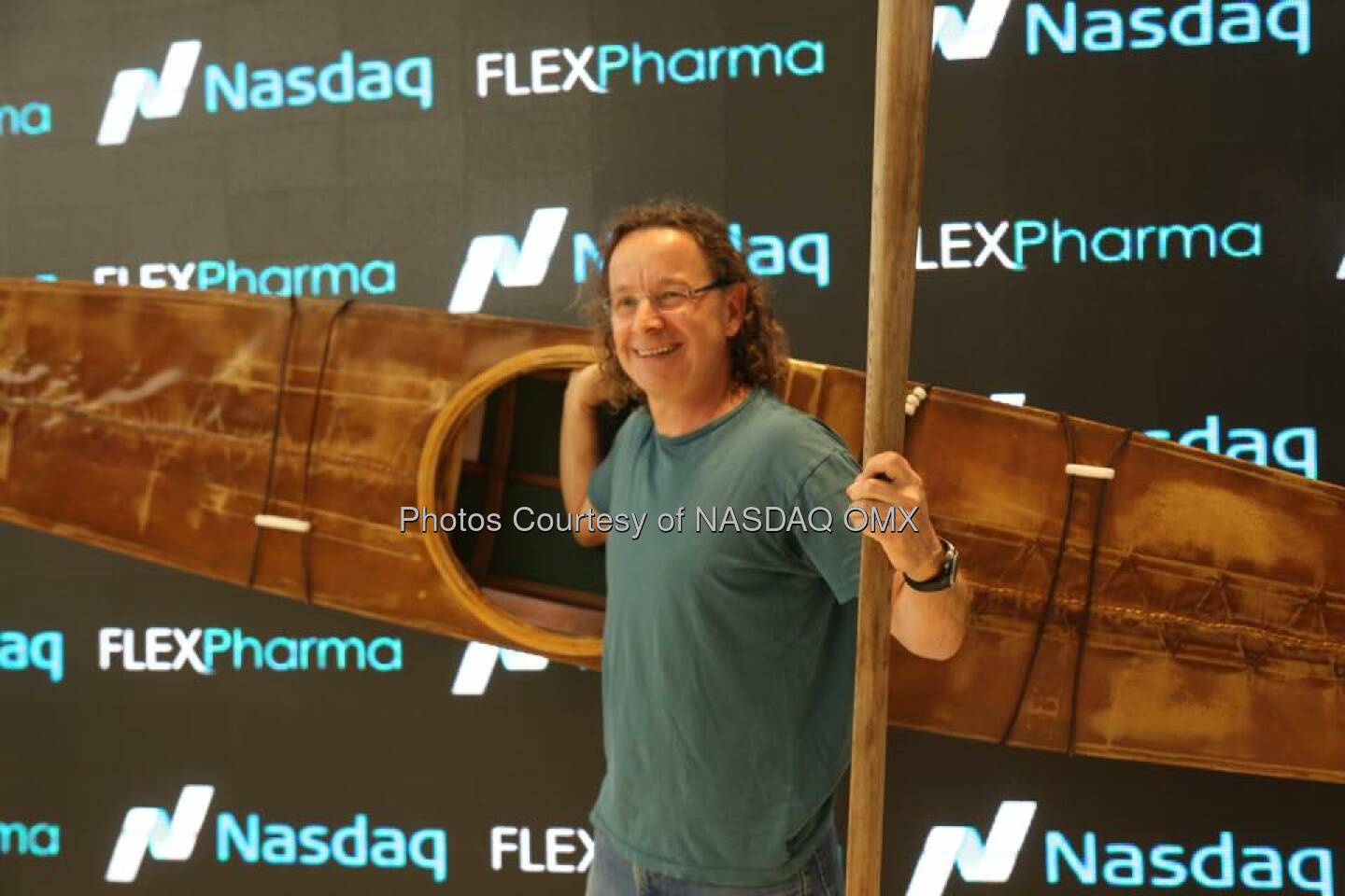 Flex Pharma rings the Nasdaq Closing Bell!   Source: http://facebook.com/NASDAQ