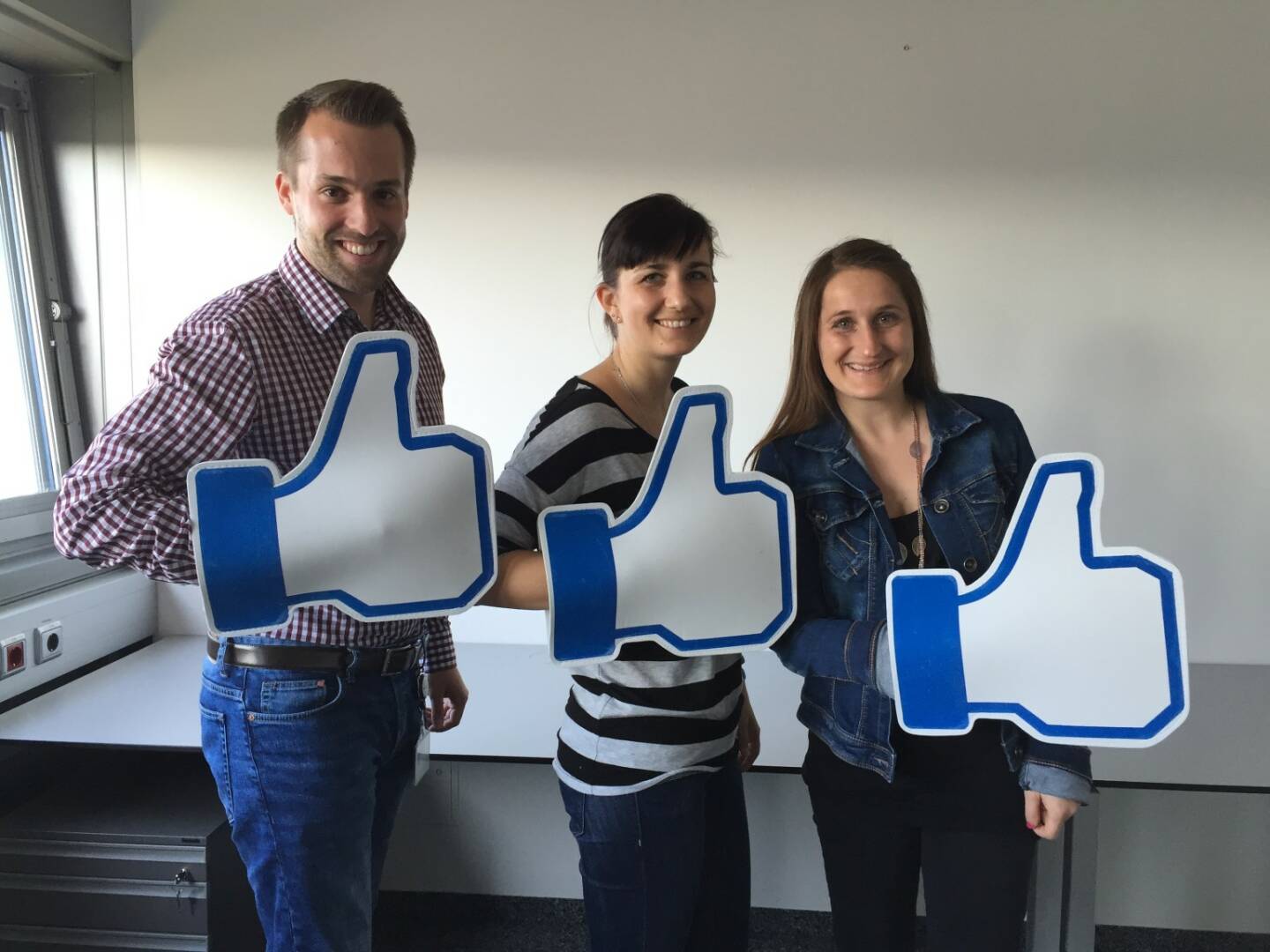 voestalpine like(s) Facebook: Christopher Eberl, Stephanie Bauer, Viktoria Steininger
