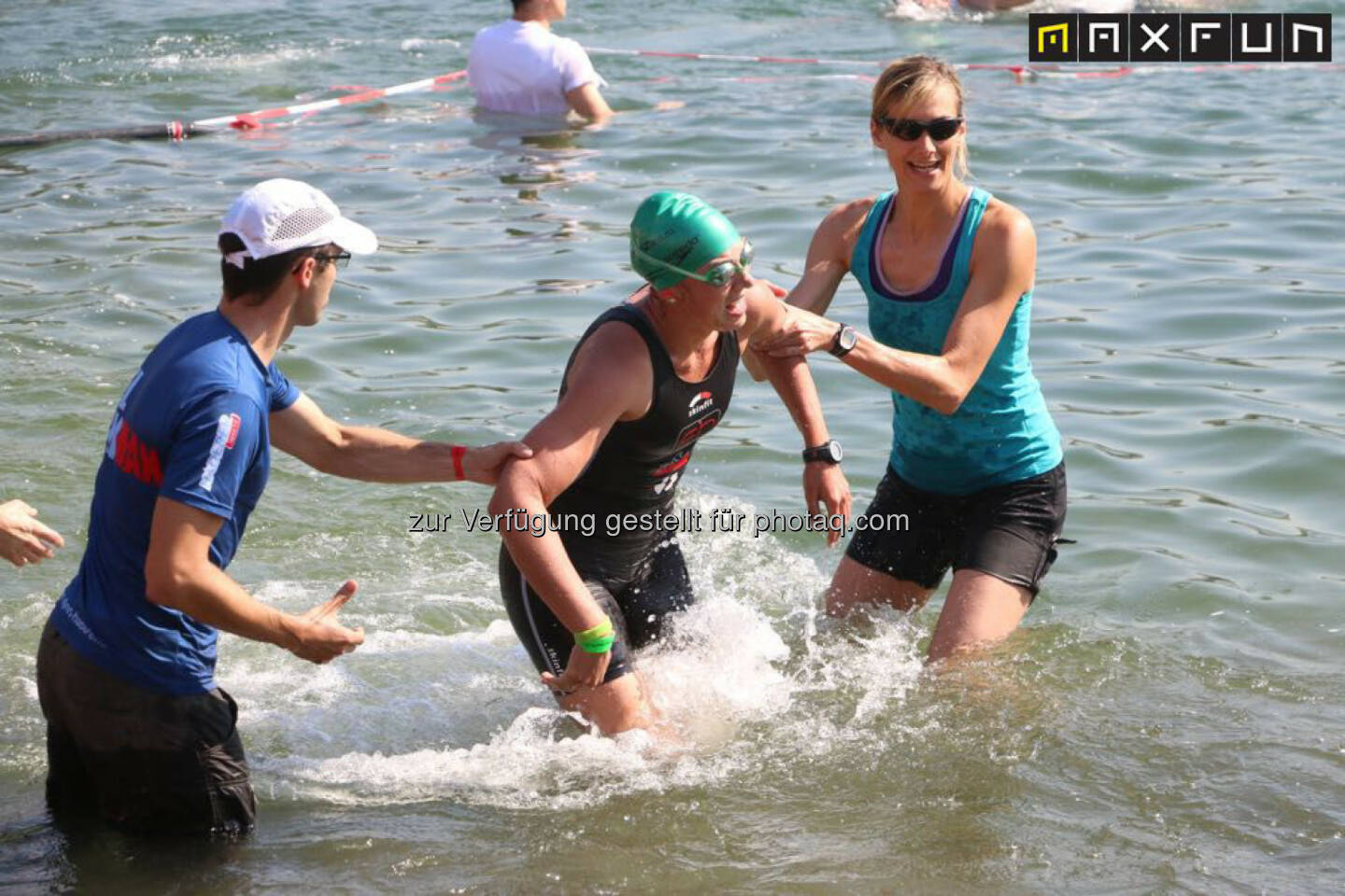 Linz Triathlon, erschöpft, Hilfe, helfen