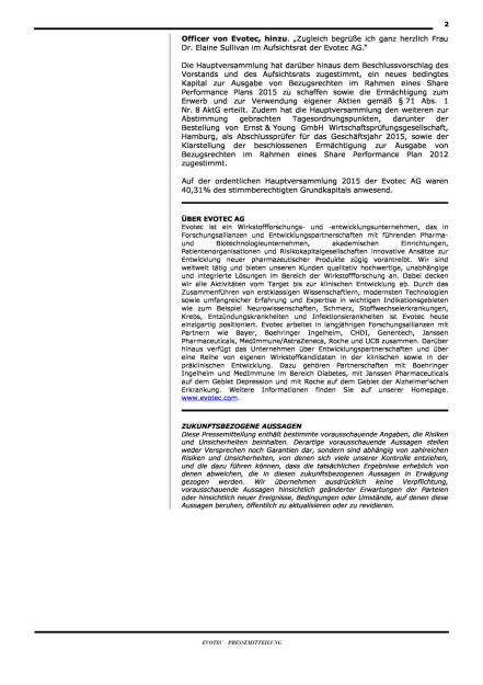 Evotec: Elaine Sullivan neu im AR, Seite 2/2, komplettes Dokument unter http://boerse-social.com/static/uploads/file_104_elaine_sullivan.pdf (09.06.2015) 