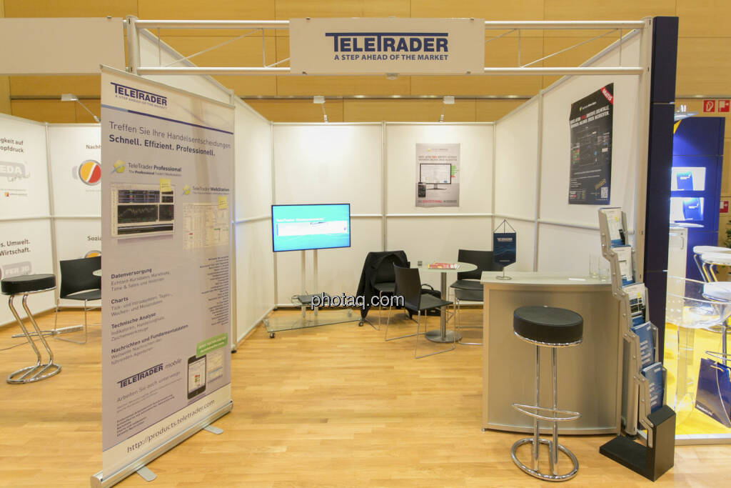 Fonds Professionell Kongress 2013 - Stand Teletrader, © Martina Draper/finanzmarktfoto.at (06.03.2013)