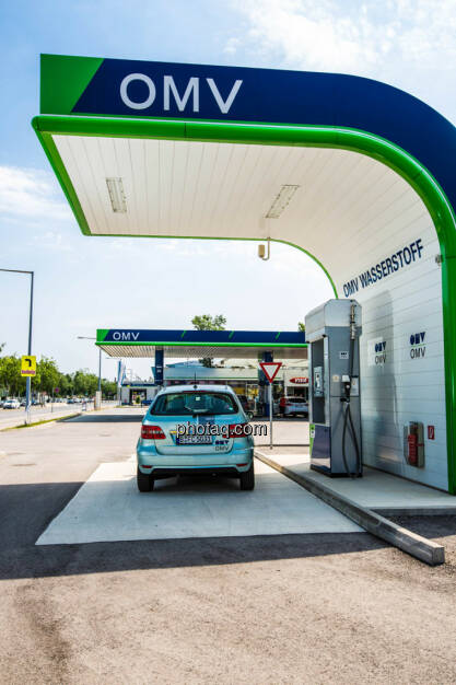 Wasserstoffauto der OMV, Wasserstoff Tankstelle, © photaq/Martina Draper (10.06.2015) 