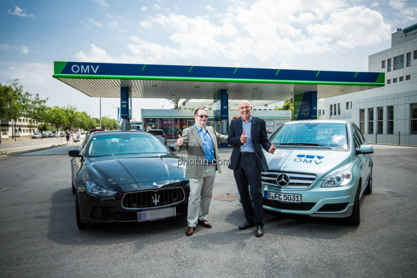 Gregor Rosinger (Rosinger Group), Walter Böhme (Leiter Innovationsmanagement OMV)