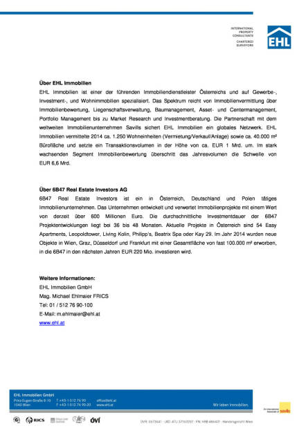 EHL vermarktet Luxuswohnungen in der ehemaligen Volksbankzentrale in 1090, Seite 2/2, komplettes Dokument unter http://boerse-social.com/static/uploads/file_117_ehl_immobilien_ovag.pdf (11.06.2015) 