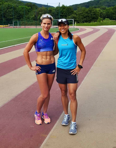 Elisabeth Niedereder und Annabelle Mary Konczer (Tristyle Runplugged Runners): letzter Testlauf von Elisabeth Niedereder vor den European Olympic Games in Baku. (11.06.2015) 
