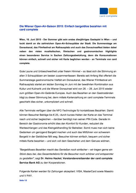 card complete Open-Air-Saison 2015, Seite 1/2, komplettes Dokument unter http://boerse-social.com/static/uploads/file_129_card_complete.pdf (16.06.2015) 