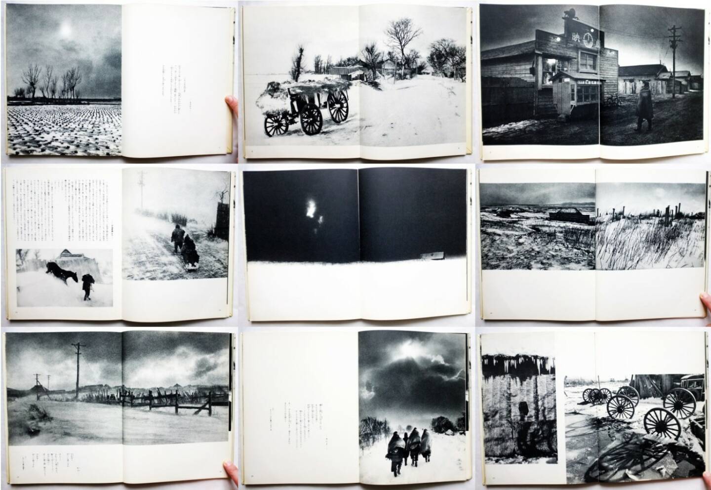 Ichiro Kojima - Tsugaru, Shincho sha 1963, Beispielseiten, sample spreads - http://josefchladek.com/book/ichiro_kojima_-_tsugaru_津軽_詩文写真集_小島郎_石坂洋次郎