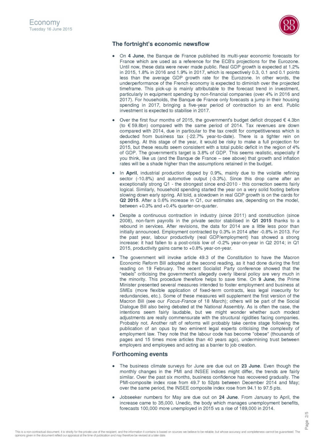 Oddo & Cie: Zinsanstieg (noch) keine Gefahr f&uuml;r Frankreich, Seite 2/5, komplettes Dokument unter http://boerse-social.com/static/uploads/file_141_oddo_cie.pdf