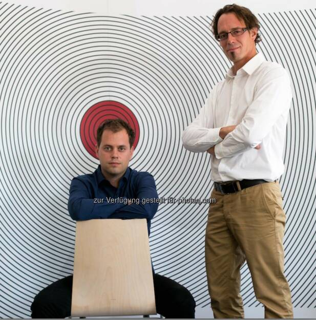 Markus Burgstaller und Manfred Pail: Das Hightech-Unternehmen Perception Park holt einen Kongress für Hyperspectral Imaging in der Industrie in die Steiermark. (C) Perception Park, © Aussender (19.06.2015) 